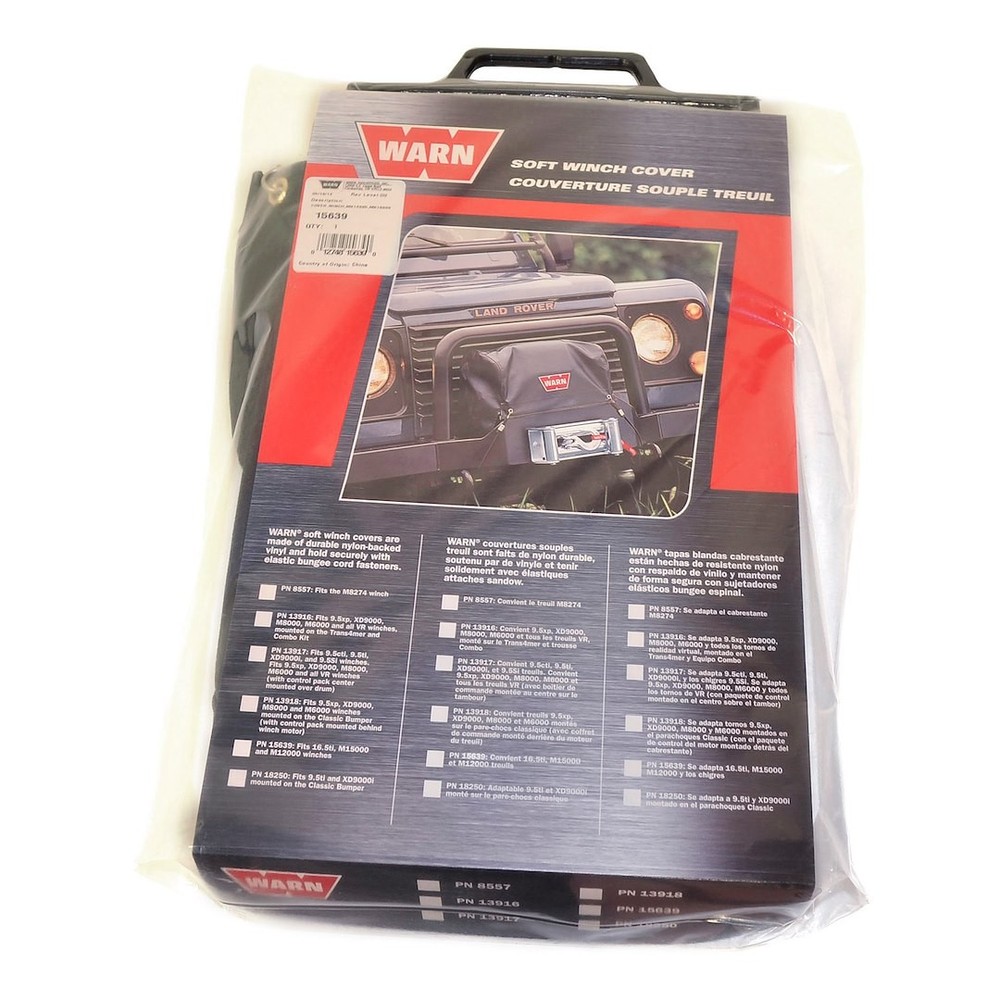 Warn 15639 Soft Winch Cover