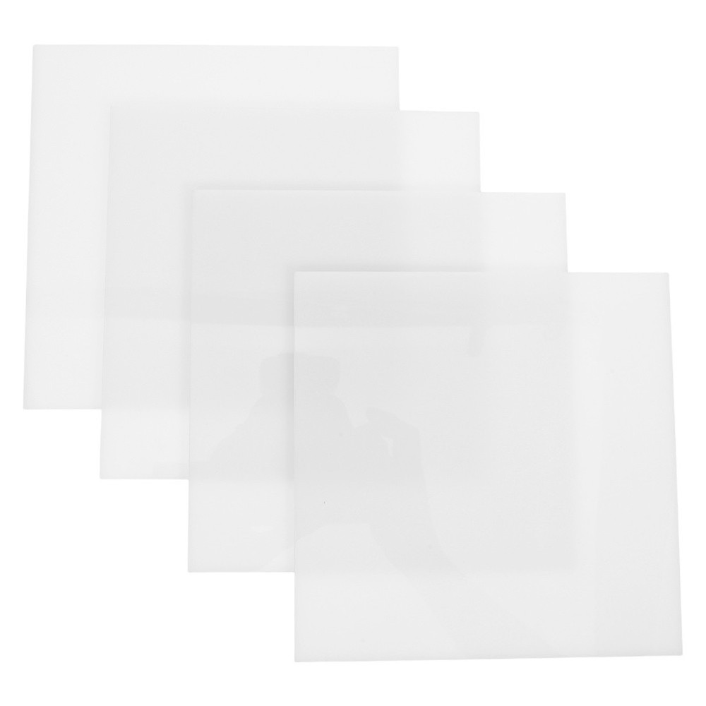 4 Pcs Light Diffusion Panel Led Covers for Ceiling Lights Acrylic Diffuser