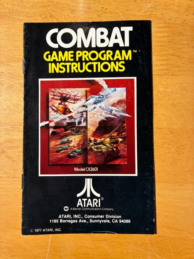 Atari 2600 manuals