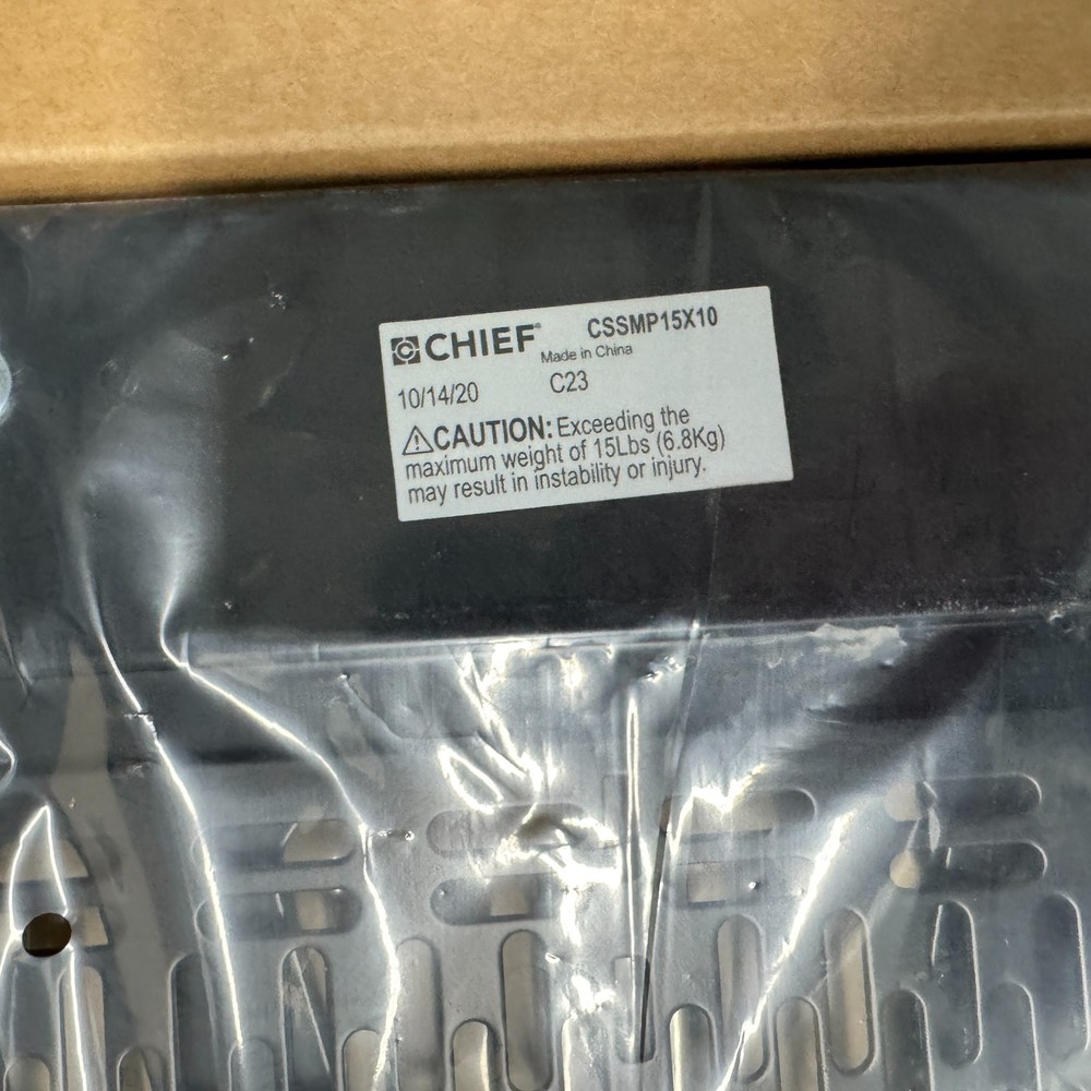 Chief CSSMP15X10 Sliding Component Storage Panel - New in Box