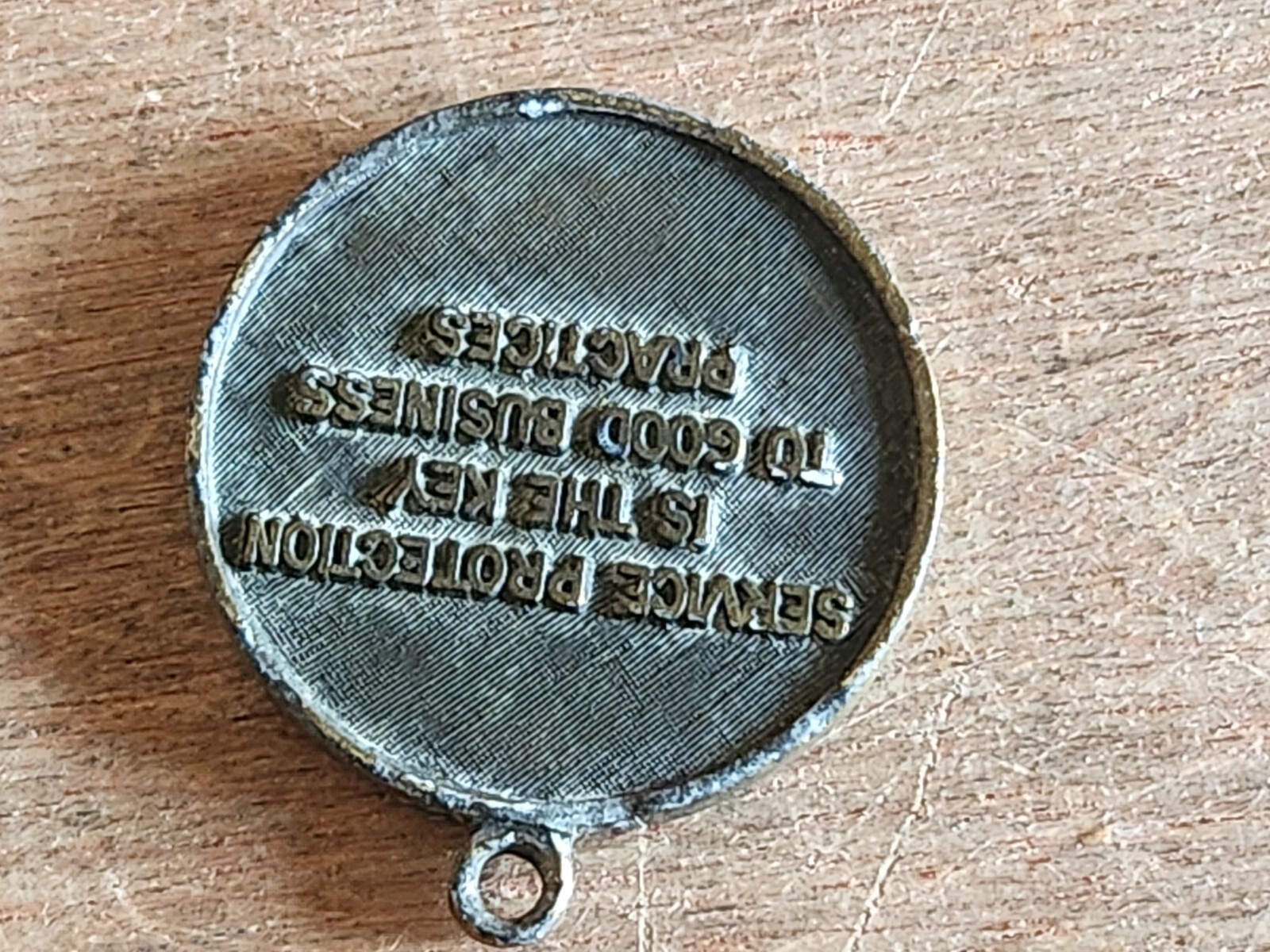 Western Electric Installation Medal FOB Pendant Employee Award Rough Vintage