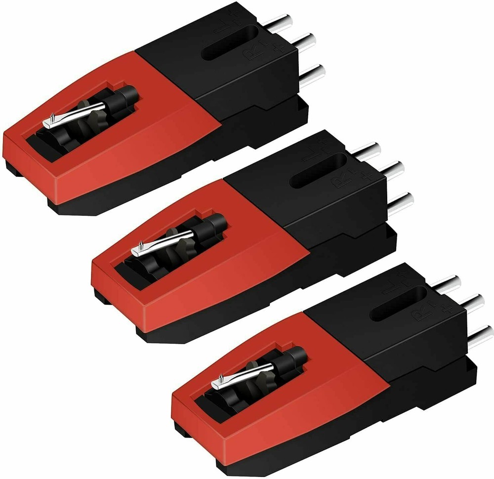 Record Player Needles, Stylus Replacement Needles for Turntable 3 Pack