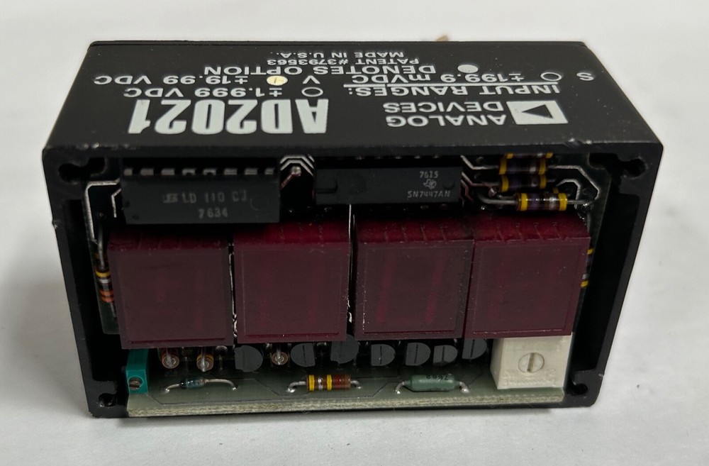 Vintage Analog Device AD2021 Digital Display Assembly Component Part (A10)