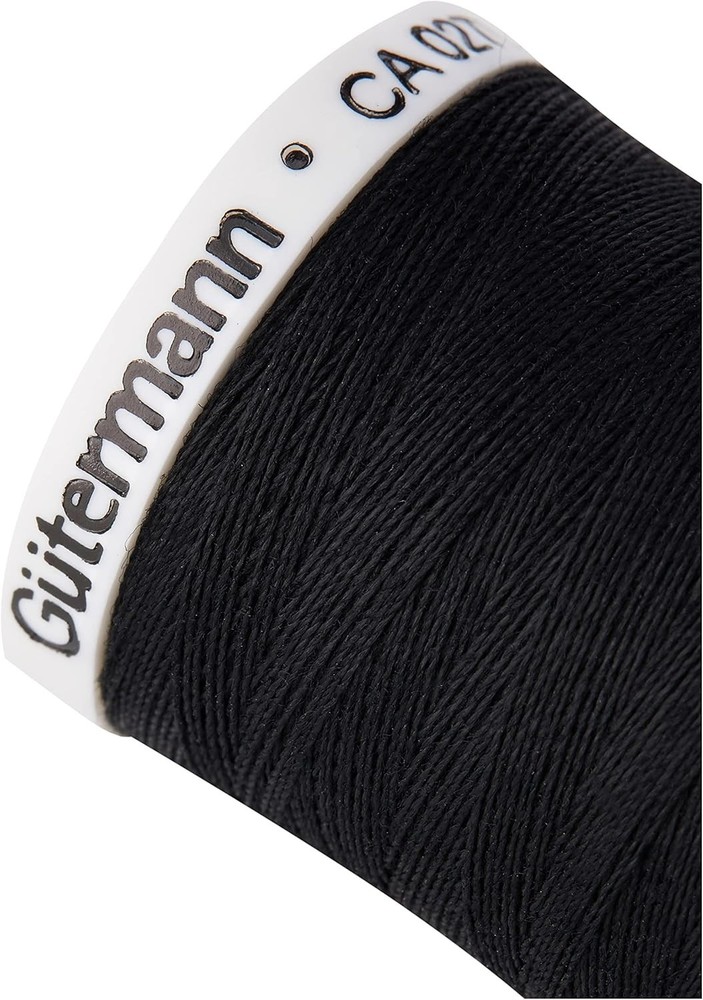 Versatile 250m Black Polyester Sew-All Thread - Perfect for Hand and Machine Use