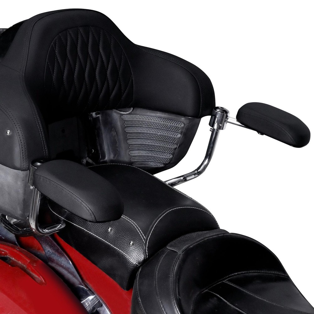 Passenger Armrest for Chieftain Roadmaster Springfield Challenger Black Chrome