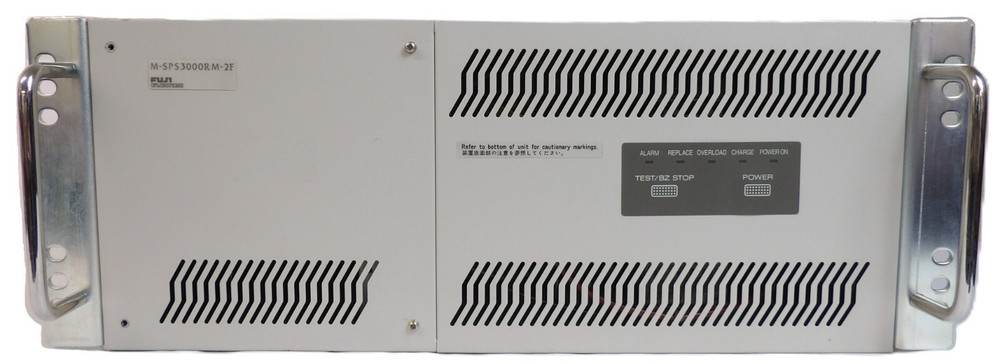 Fuji Electric M-SPS3000RM-2F Uninterruptable Power Supply UPS Working Surplus