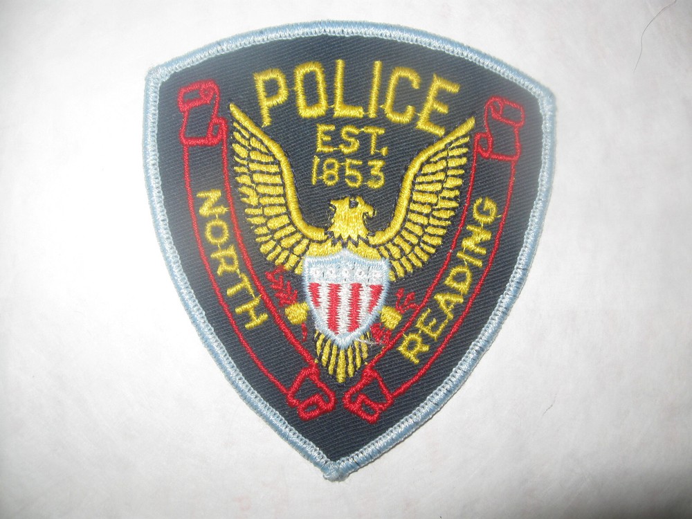 NORTH READING MASSACHUSETTS POLICE PATCH (STOCK EAGLE)
