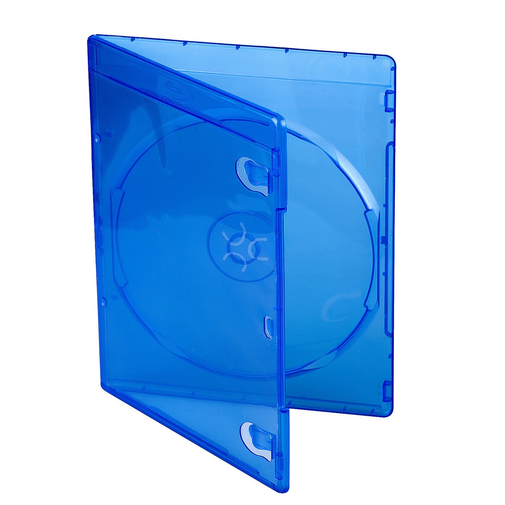 10 Pack Blu-Ray DVD CD Optical Disc Storage Holder 7mm Slim Case Space Saving