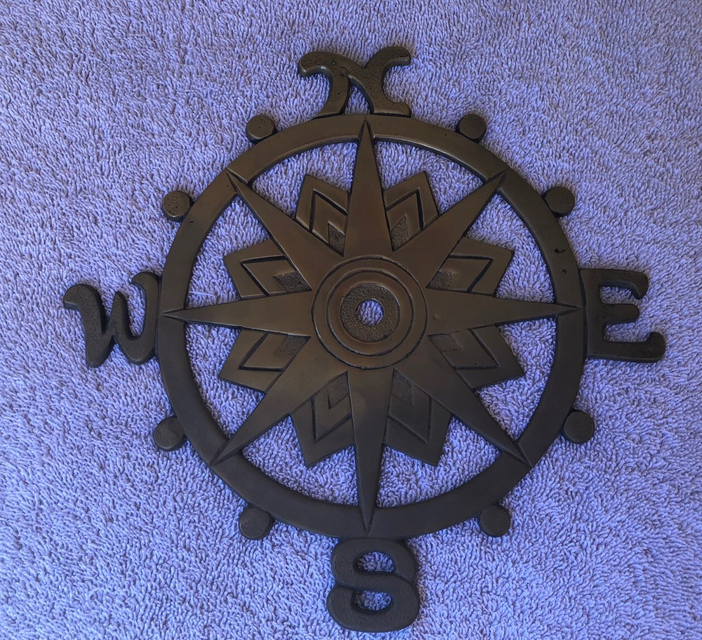 Brass Decorative Compass by Penco