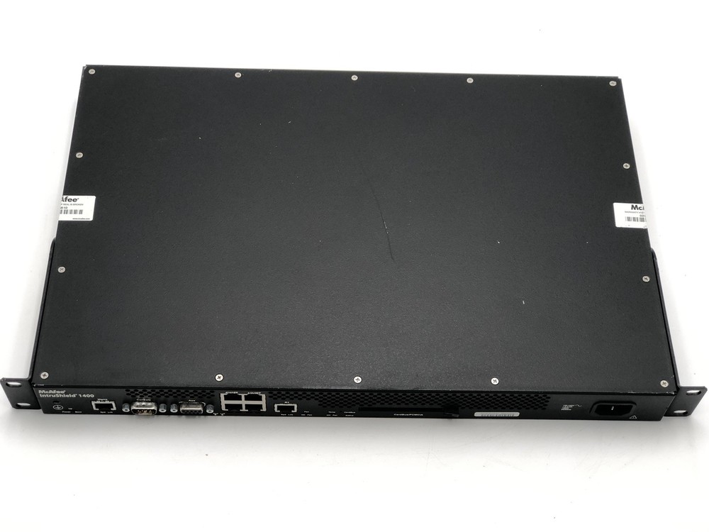 McAfee IntruShield I-1400 4-Port 200Mbps IPS Firewall Network Security Platform