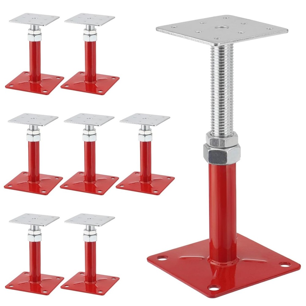 8 Pack House Jacks Adjustable 5''-8'' for Leveling Floor Jack Post Floor Jack
