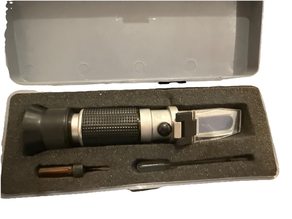 Handheld Brix Refractometer For Sugar Content Portable Salinity Honey Bee Keeper
