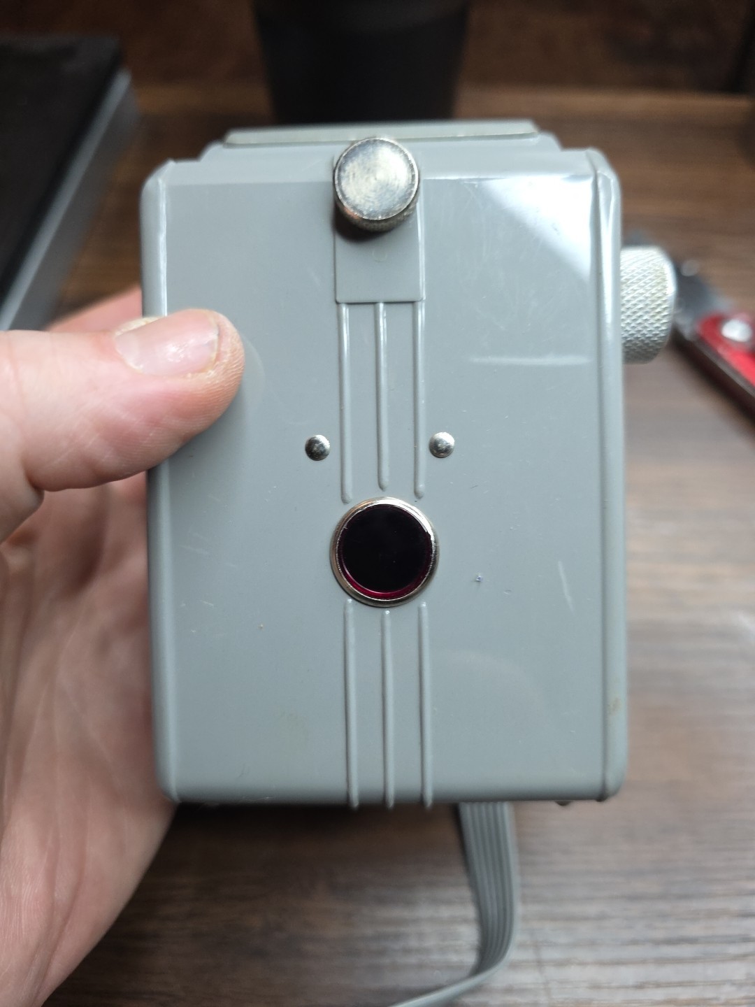 Vintage 1940’s Spartus Box Camera Six Twenty Bakelite Original Strap UNTESTED