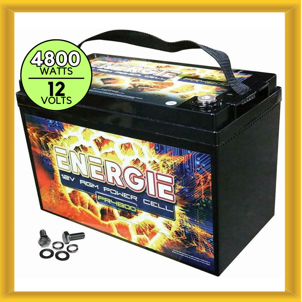 New Energie PR4800 4800 Watt 12 Volt 110Ah Automotive Vehicle Power Cell Battery