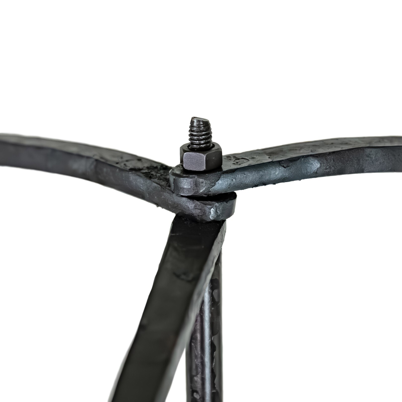 56.5 Inch Medieval Outdoor Camping Forged Iron Tripod w/ Adjustable Pot Hook