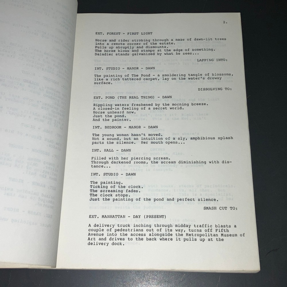 HAMPTON FRANCHER Unmade THE PAINTER ('86) Revised Draft + A&M Covers + COA!