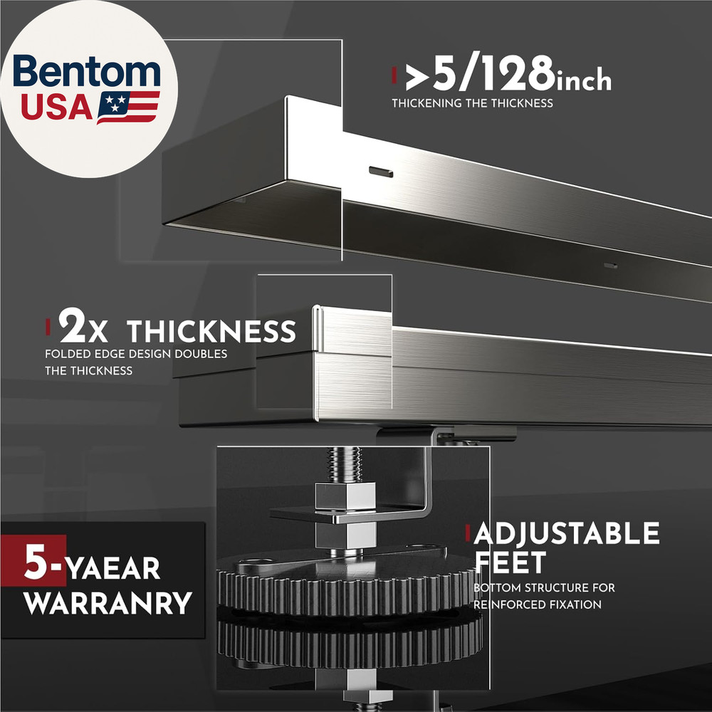 36 Inch Linear Shower Drain Rectangular Floor Drain with Accessories Reversible