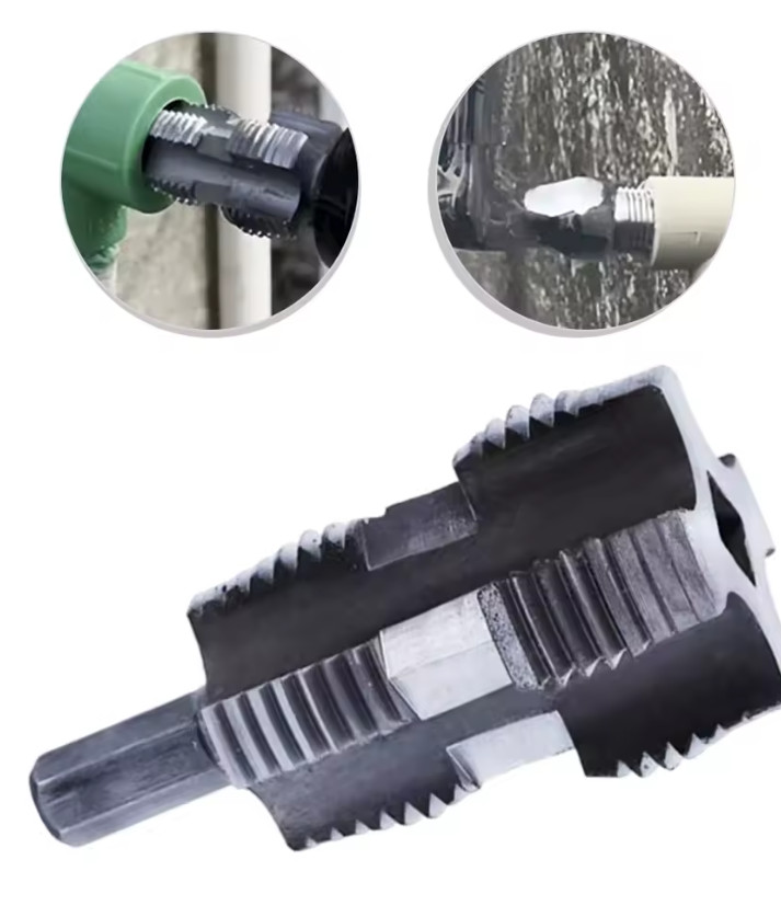 1pc PPR Pipe Inner Hole Threading Tool–Dual Size 1/2" & 3/4" Pipe Thread Cutter