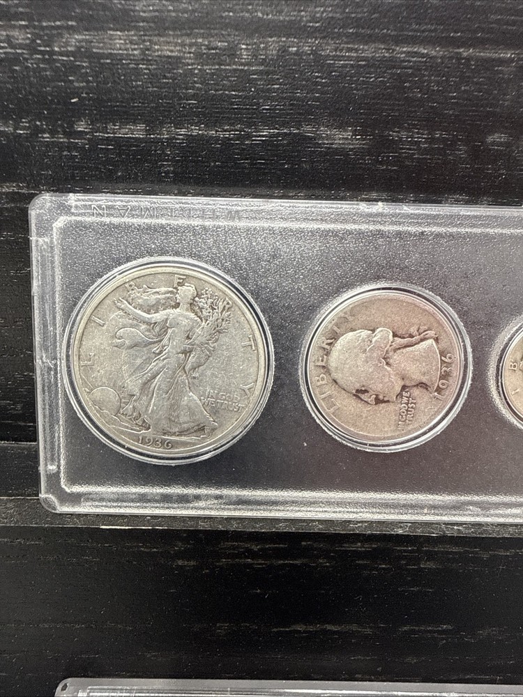 1936 U S MINT SET (3 SETS LOT)- 90% SILVER COINS .