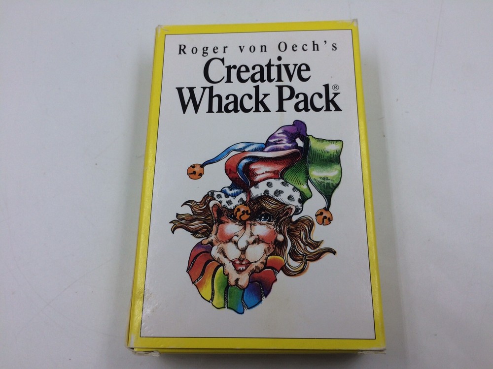 Roger Von Oech's Creative Whack Pack creativity deck cards 64 complete 1992