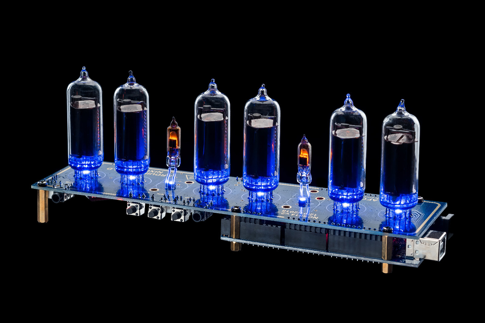 Nixie Tube Clock IN-14 Arduino Shield NCS314 WITH TUBES FAST DELIVERY 3-5 Days