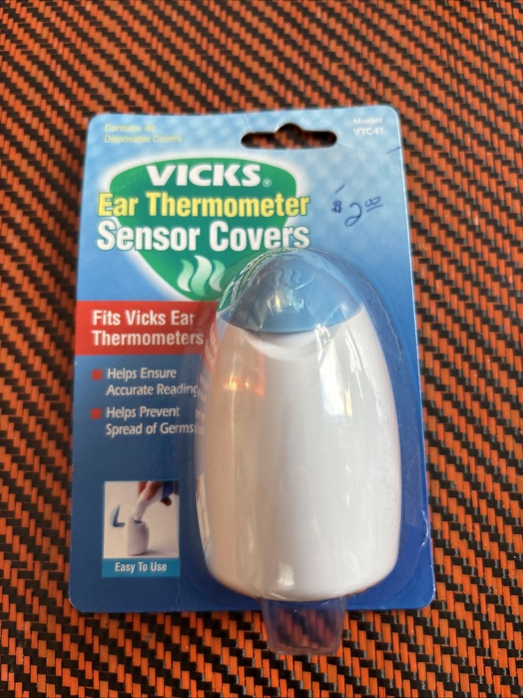 Vicks Ear Thermometer Sensor Probe Covers 40 Count 1 Pack SEALED New