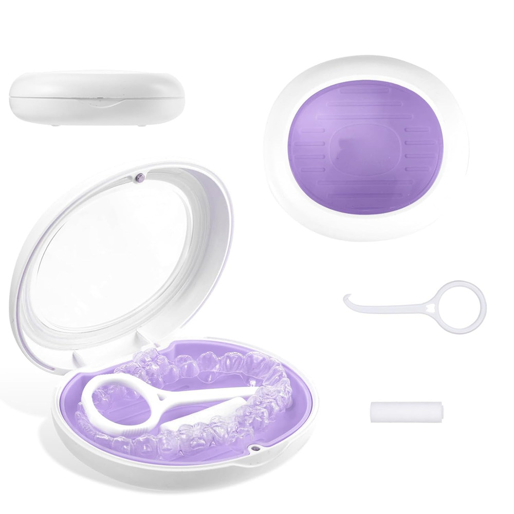 Retainer Case,Aligner Case,Compatible with Invisalign,Aligner,Contain Remover...