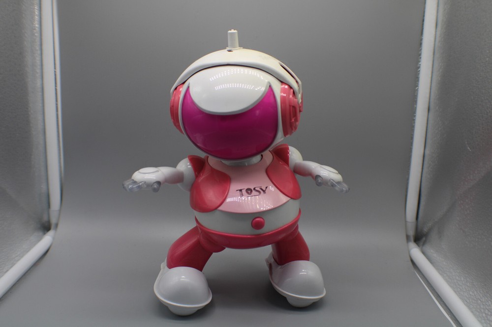 TOSY Discorobo Dancing Talking Robot Pink Broken Not Working