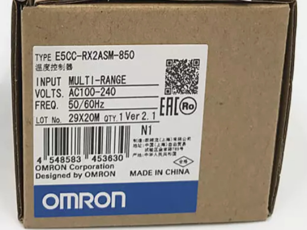 New In Box Omron Temperature Controller E5CC-RX2ASM-850