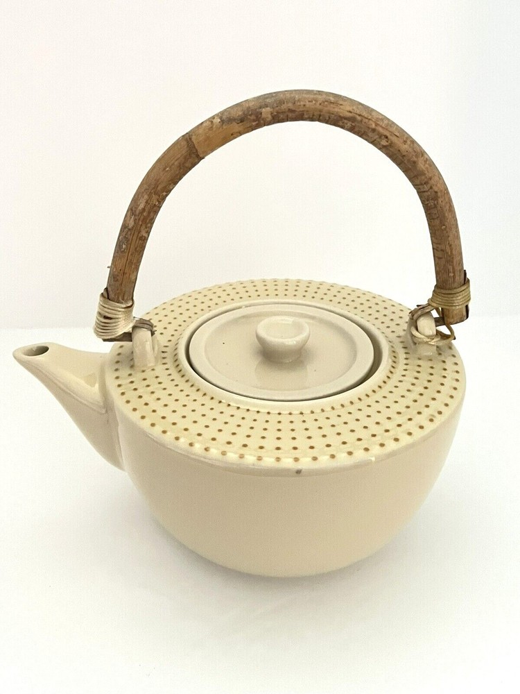 Studio Nova Separates Champagne Teapot w/ Bamboo Handle PR303