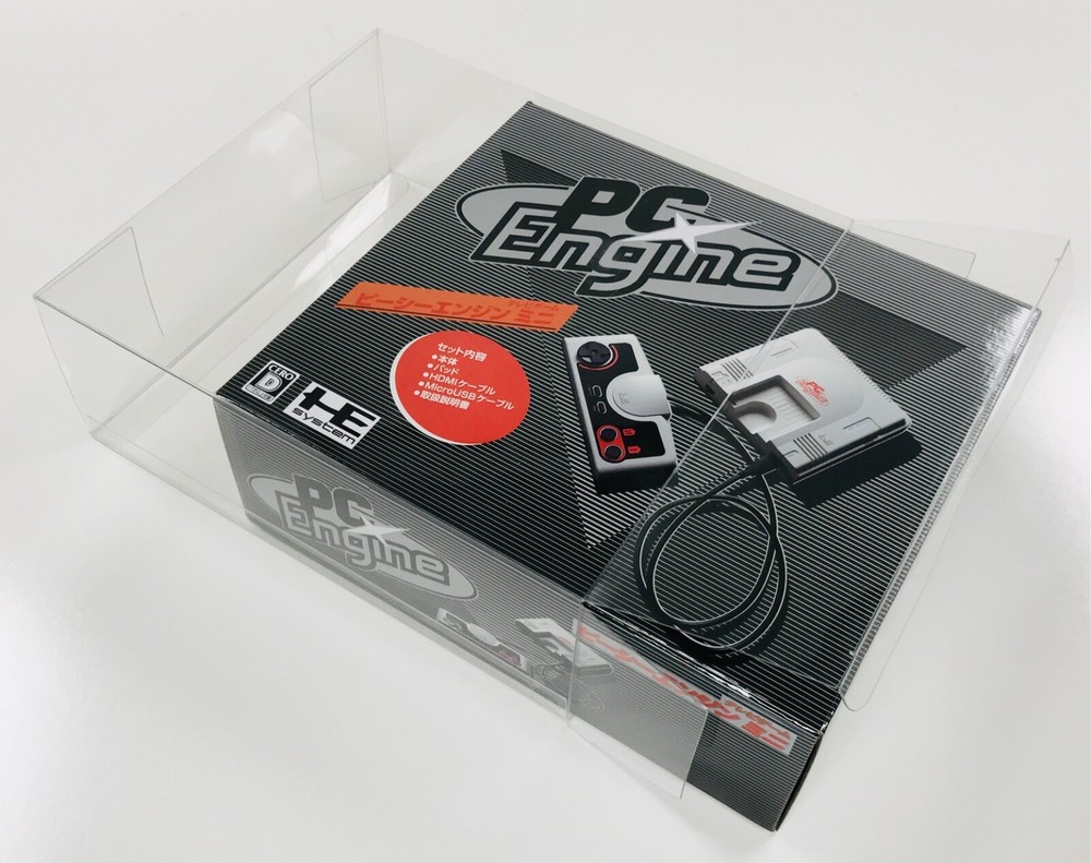1 Box Protector For The KONAMI PC ENGINE / CORE GRAFX MINI Consoles! Clear Case