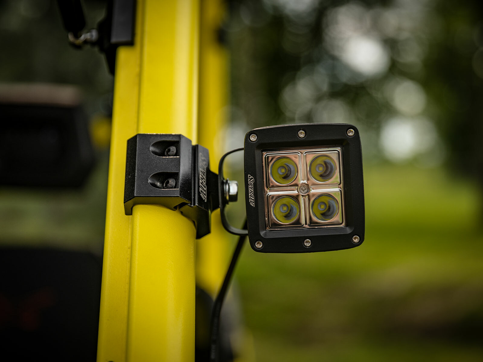 SuperATV Light Bracket Cage Mount for Polaris Ranger/ General/ Can-Am Defender