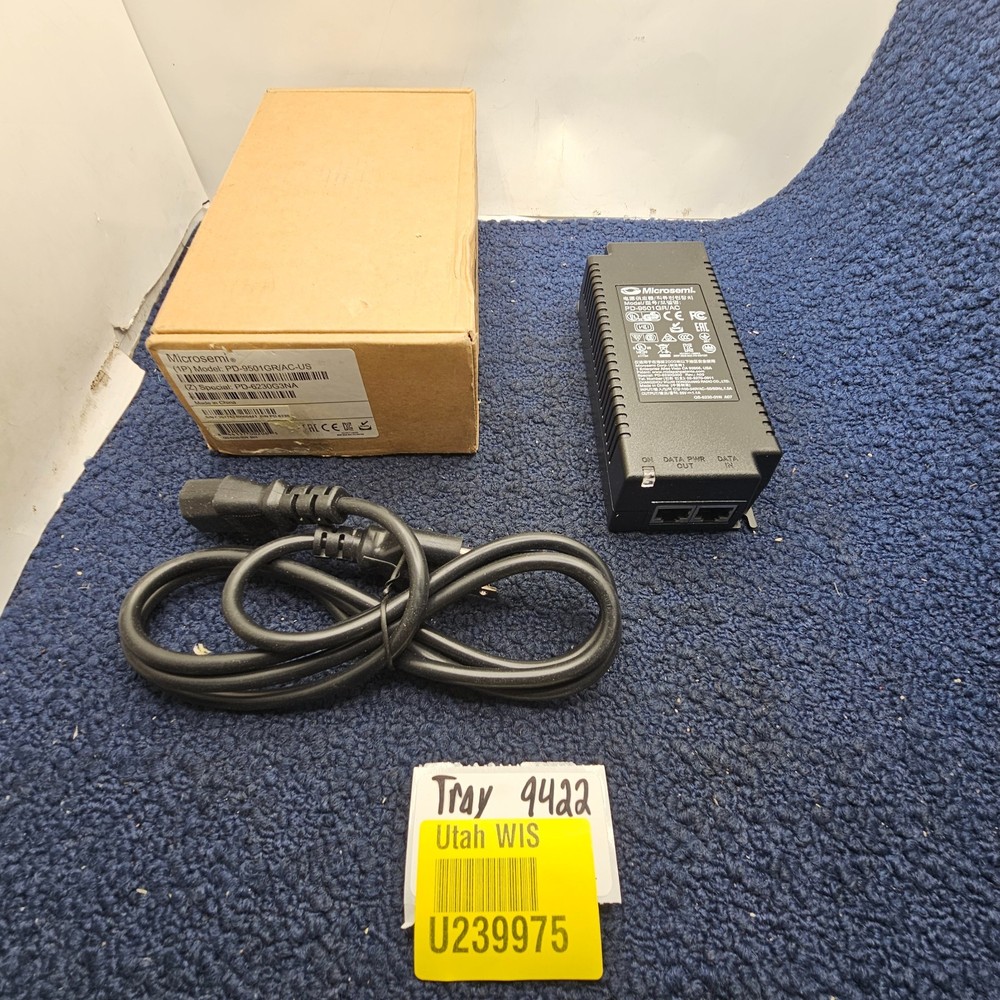 Microsemi PD-9501GR/AC-US POE Injector For Multisensor Camera