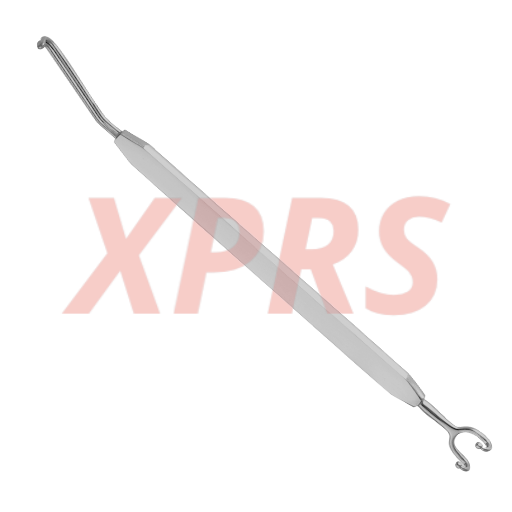 Goldman Knife Guide & Retractor, 6.75", D/E, Ball Tips, Angled L, Prem German