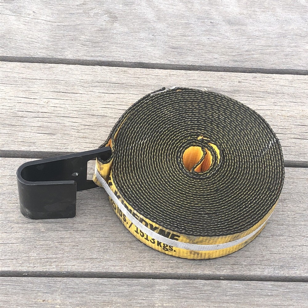 Kinedyne Winch Strap With Flat Hook 2” X 30Ft