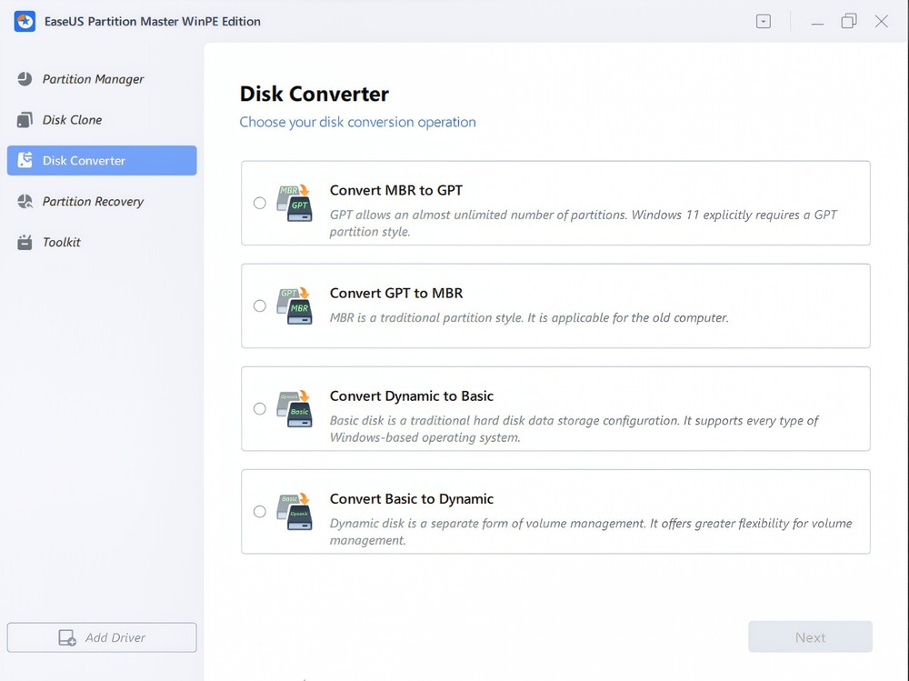 EaseUS Partition Master Unlimited Bootable CD