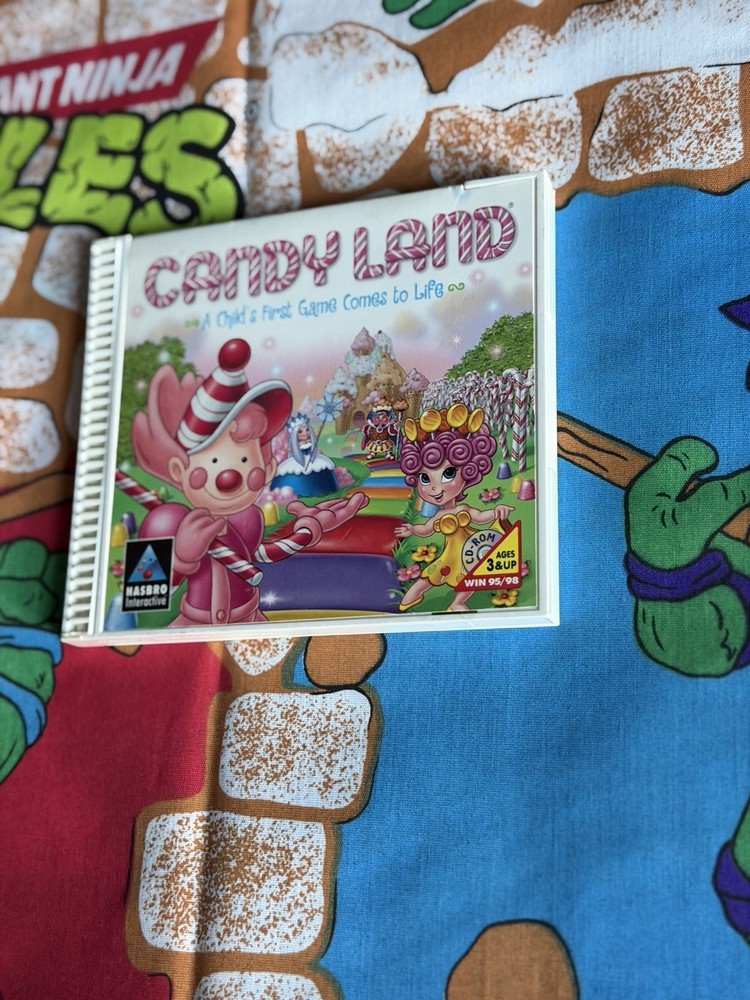 Hasbro Interactive Candy Land Computer CD ROM Game 1998 Age 3 & Up Used