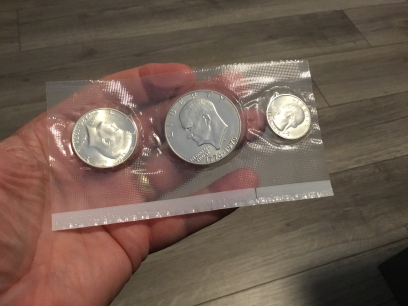 1776-1976 U.S. Mint Bicentennial 3 Coin 40% Silver Proof Set Uncirculated OGP!