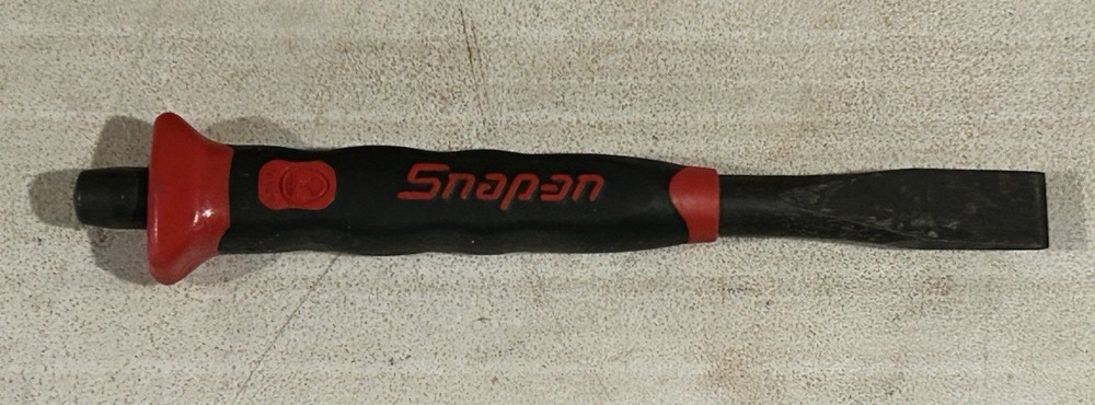 NOS. Snap-on Tools Soft Grip 1/2" Flat Edge Chisel PCSG816R RED