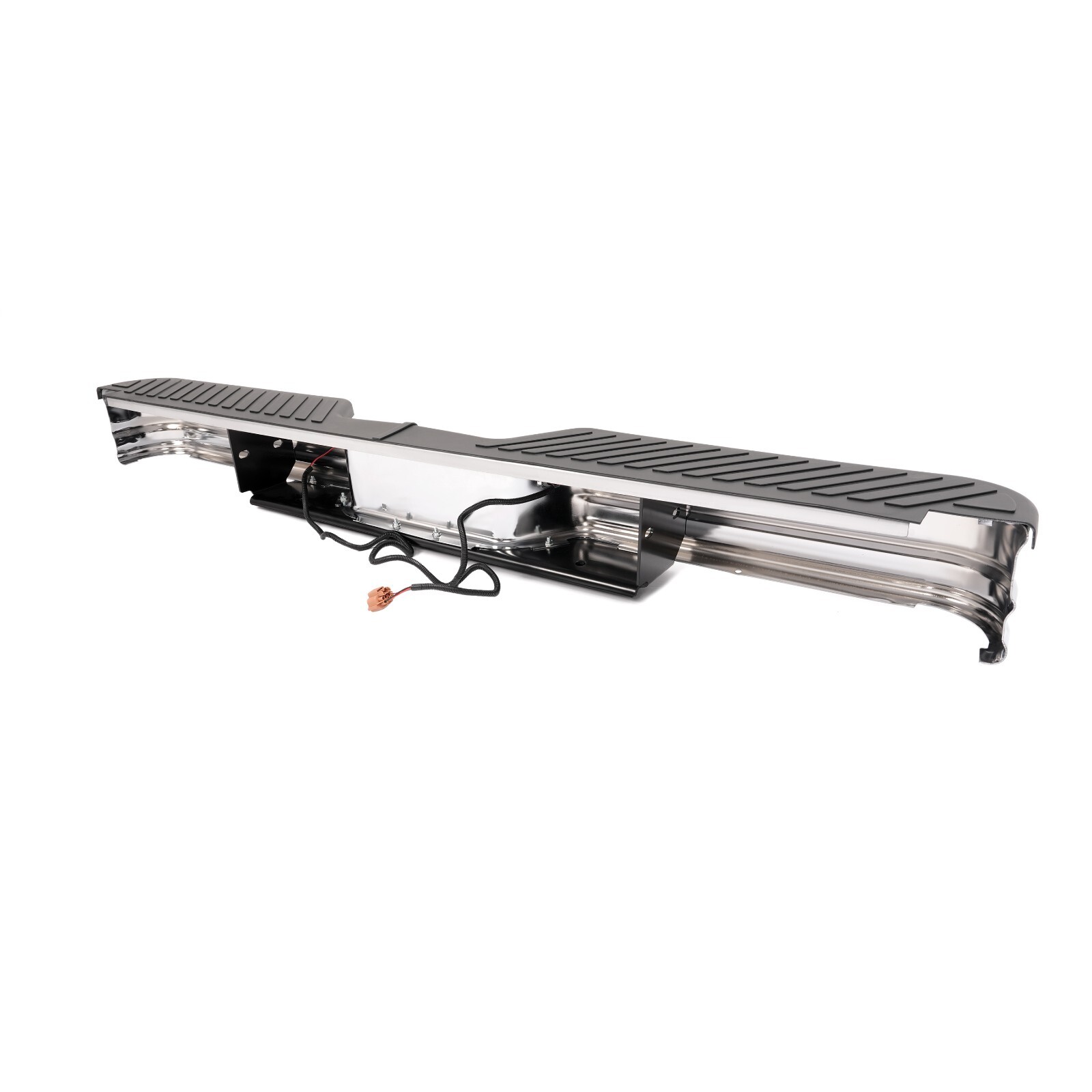 Chrome Step Rear Bumper Fleetside Universal Steel Powder Coated New