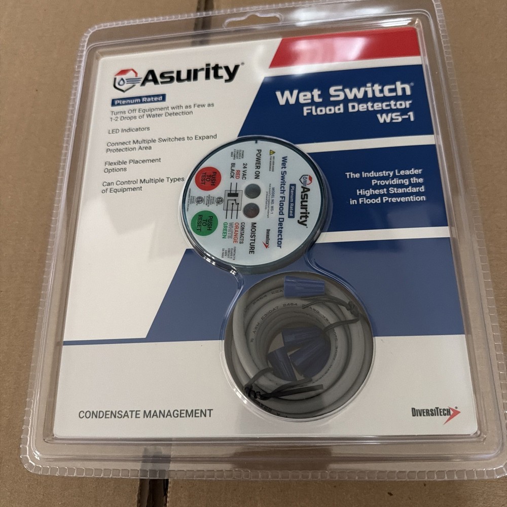 DiversiTech WS-1 Wet Switch Flood Detector (DOC32531)