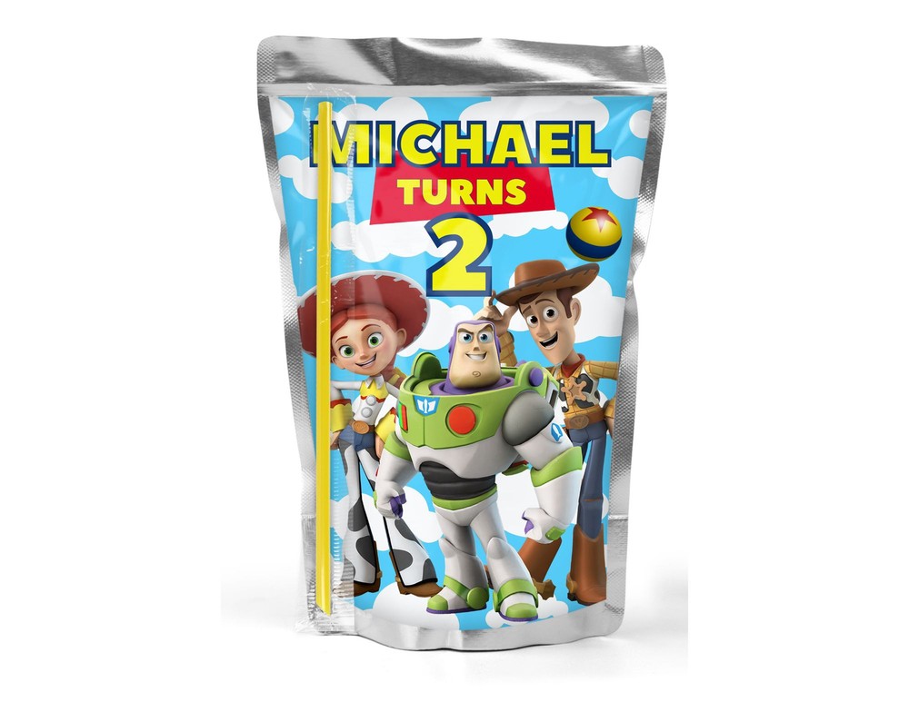 Toy Story Juice Pouch Labels