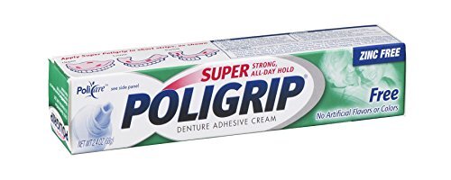 Super Poligrip Denture Adhesive Cream 2.4 Oz Each