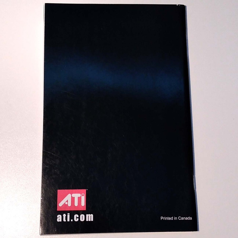 Generic ATI Video Card Installation Guide Manual Only