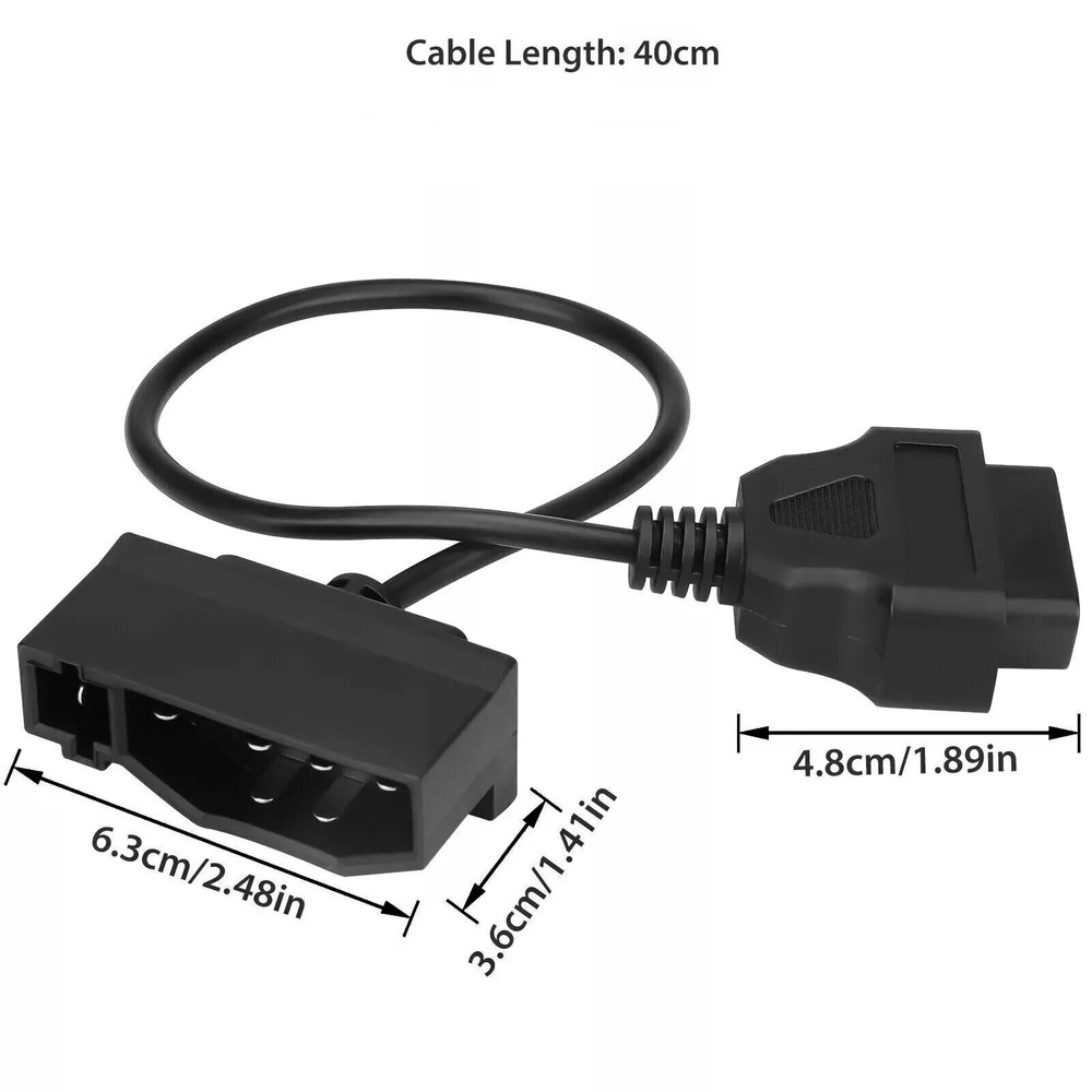 For Ford Engine Repair Tool 7 Pin OBD1 to OBD2 Cable Adapter Code Reader Scanner