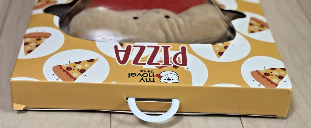 NIB Pizza Shaped My Novel Things Heatable &Huggable Cuddle Pack: Hot/Cold Pack
