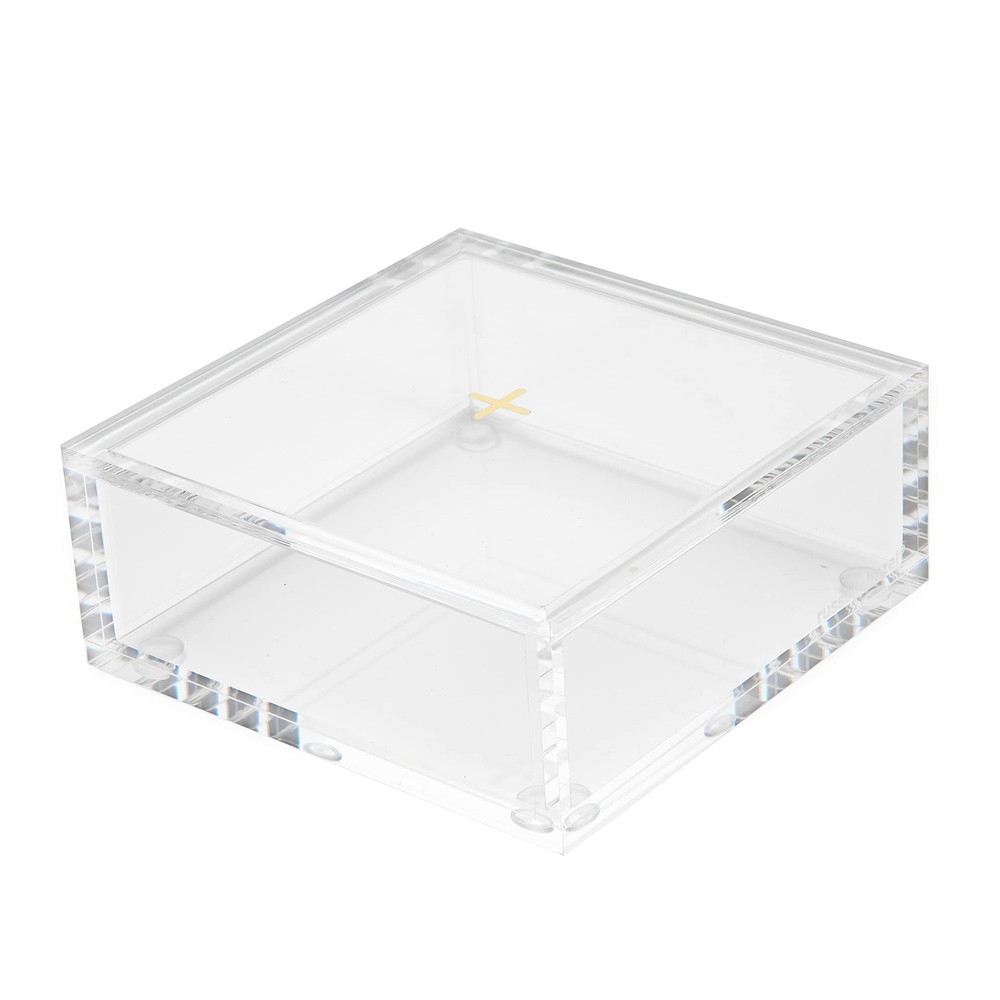 Acrylic Bloc Desktop or Drawer Stackable Organizer Office Supplies Clear with...