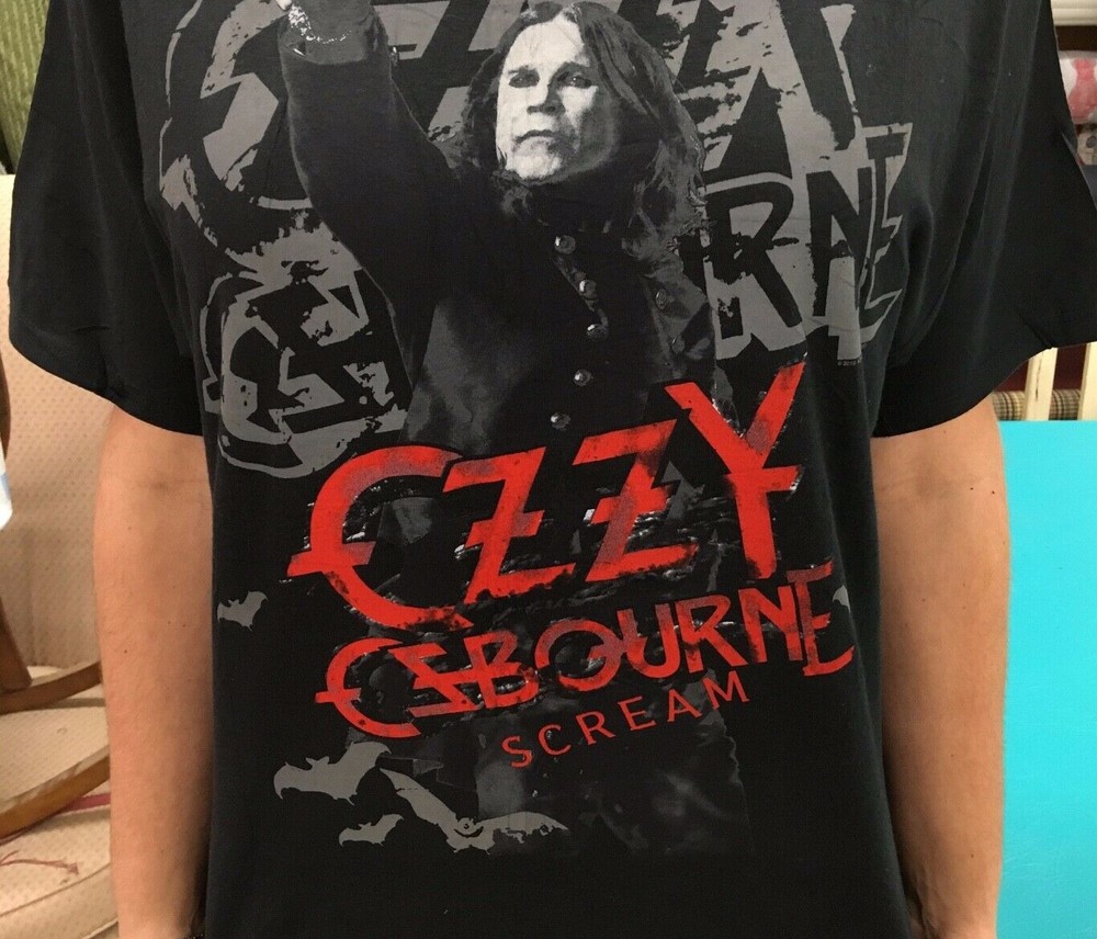 (2) New Ozzy Osbourne "SCREAM" 2010 Rock Tour Concert Tee Shirts Size XL Hanes
