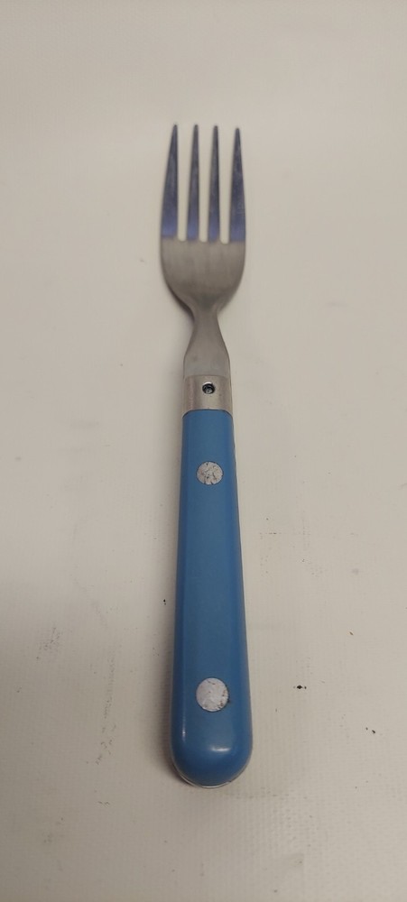 WF Mardi Gras Light Baby Blue Stainless Flatware Single Fork