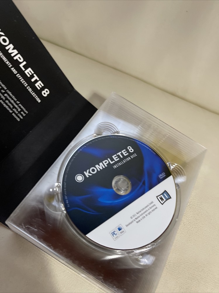 Komplete 8 Native Instruments & Effects Collection Discs PLS READ No Serial